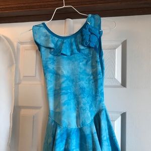 GK Brand skating dress w/scrunchie blue size Med